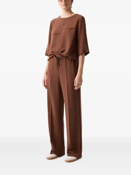 Pantaloni Bogner cu cordon maro