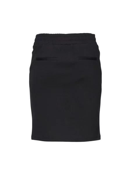 Spódnica mini Ichi z dżerseju czarna