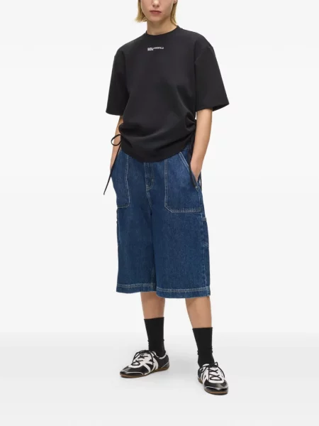 Szorty jeansowe Karl Lagerfeld Jeans niebieskie