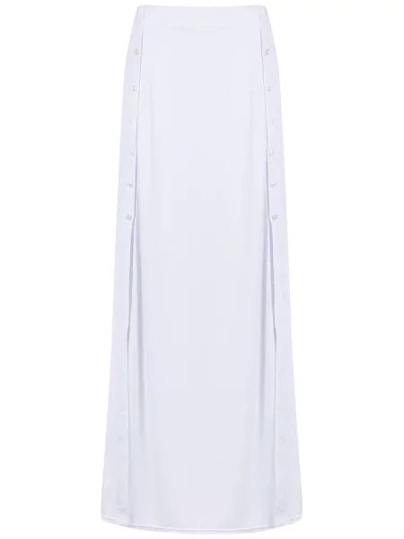 Fustă Amir Slama cu crăpătură alb