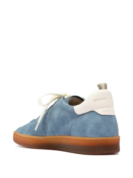 Szarvasbőr sneaker Officine Creative kék