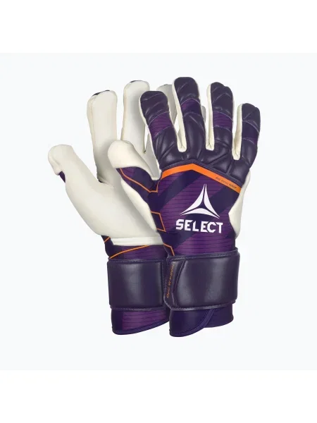 SELECT 88 Pro Grip лилави/бели вратарски ръкавици бяло