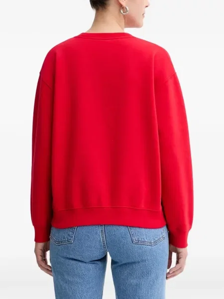 Pantaloni scurți din denim Levi's® din dantelă zdrențuiți cu talie înaltă albastru