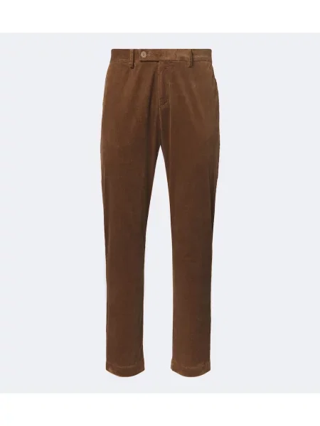 Pantaloni Sunspel de catifea cord bej