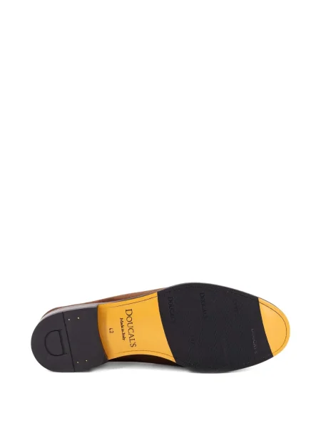 Pantofi loafer Doucal's cu franjuri maro