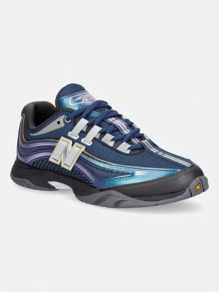 Sneakers New Balance Silver Metallic/ Nb Navy EUR 5 granatowe