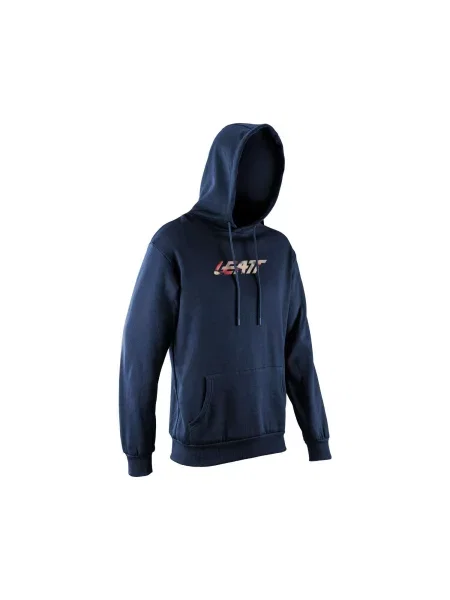 Bluza z kapturem Leatt Core niebieska