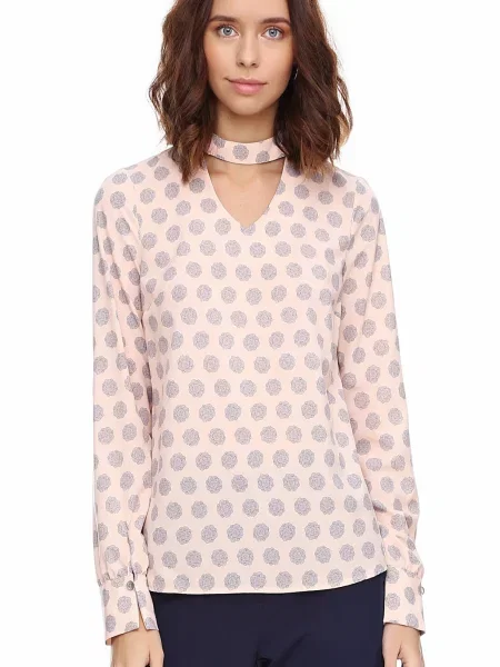 Блуза LadyLike текстиль рожевий