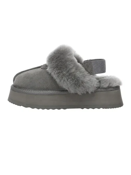 Everau Papuci de casă Wagtail piatră gri