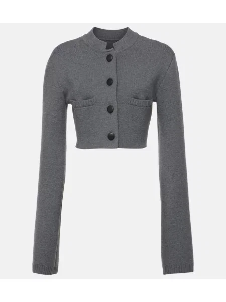 Geacă Khaite de lână gri