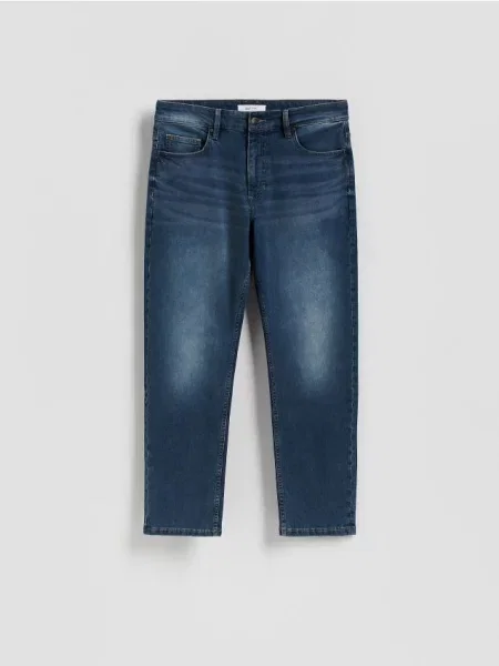 Reserved Blugi straight fit indigo jeans
