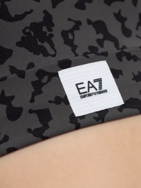 Top Ea7 Emporio Armani cu imagine cu model leopard gri