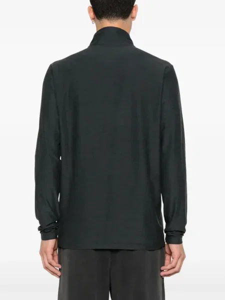 Tricou New Balance cu broderie cu decolteu rotund negru