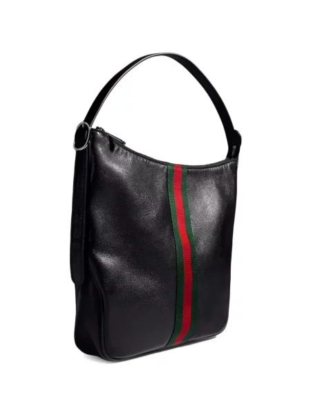 Geantă Gucci din piele cu dungi negru