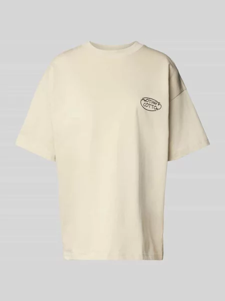 T-shirt z wyhaftowanym logo Another Cotton Lab czarna