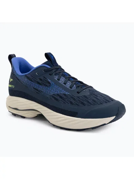 Мъжки обувки за бягане Mizuno Wave Rider TT 3 dress blues/dazzling blue/lightning yellow синьо