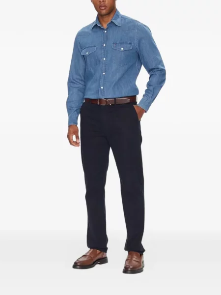 Cămașă de blugi Tommy Hilfiger albastru