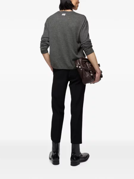 Pulover Acne Studios din cașmir gri