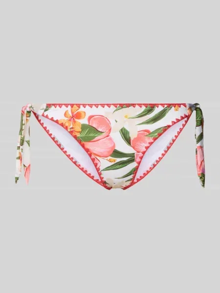 Majtki bikini w całościowym wzorze model DIMKA TAHITI' Banana Moon białe