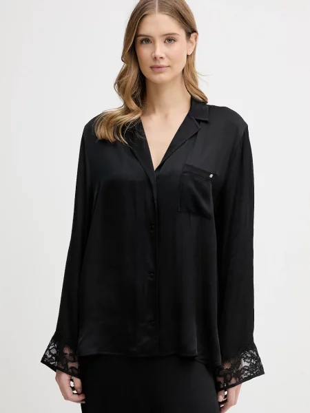 Длинная пижама Boss черная