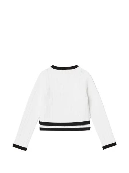 Top dziecięcy Twinset biały