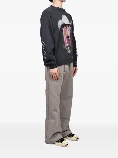 Tricou Jun/nakayama cu imagine negru