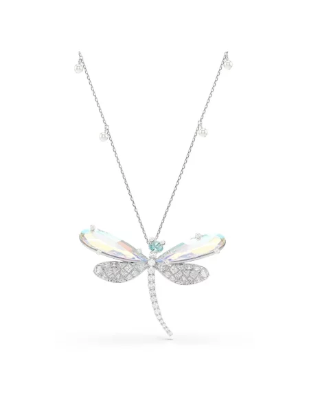 Naszyjnik Swarovski szary