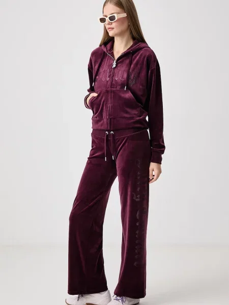 Juicy Couture Pantaloni trening Old Gothic violet