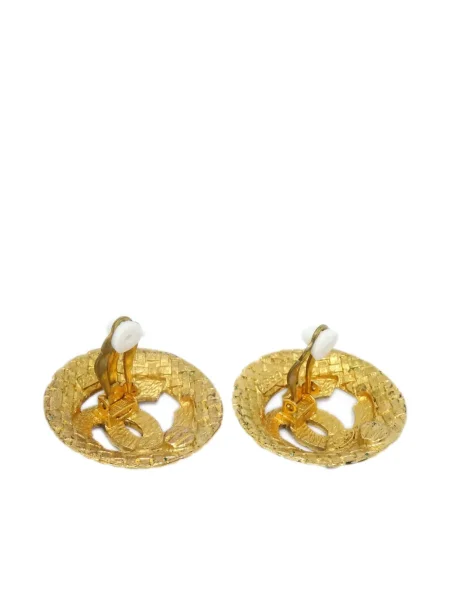 Náušnice Chanel Pre-owned zlaté