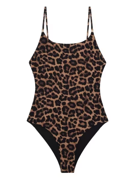 Body Anine Bing cu imagine cu model leopard negru