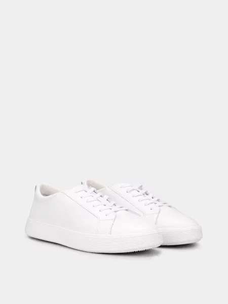 Кожаные кеды Braska белые