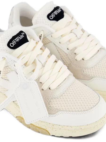 Sneakerși Off-white business alb