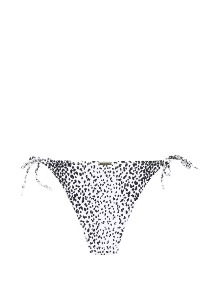 Bikini Heidi Klein cu imagine cu legături alb