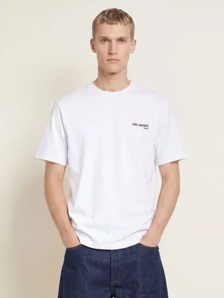 Tričko Axel Arigato Legacy T-Shirt s potiskem bílá