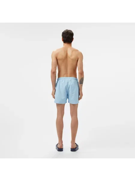 Lacoste Kąpielówki Regular Fit Jasnoniebieskie niebieski