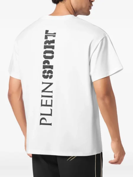 Tricou Plein Sport cu imagine alb