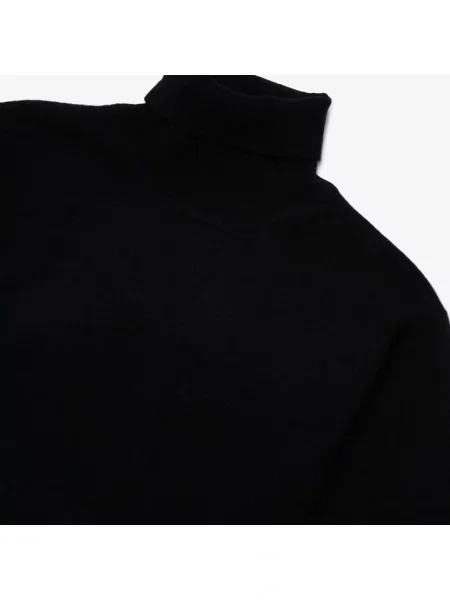 Sweter z golfem Brooks Brothers wełniany do golfa czarny