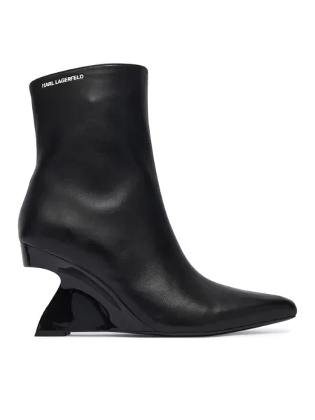 Botki KARL LAGERFELD czarne