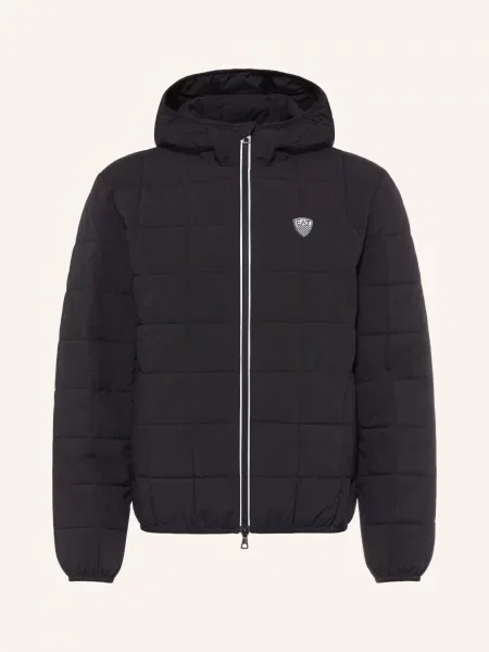 Emporio Armani Prošívaná Bunda černá