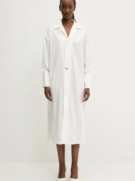 DARKPARK sukienka Lilia midi oversize biały