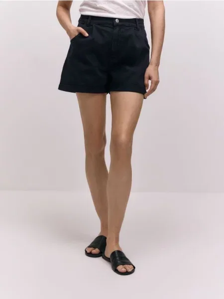 Reserved Джинсові шорти чорний