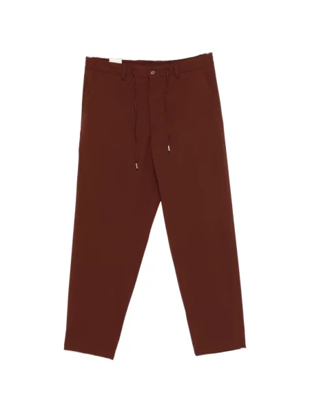 Stahovací šňůrka kalhoty Briglia 1949 hnědé