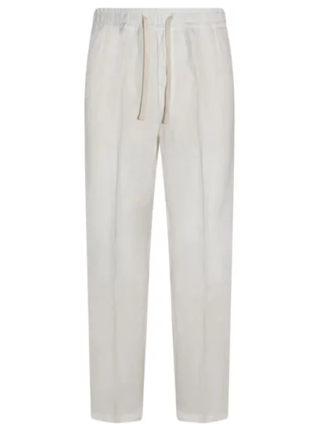 Spodnie Altea ze sznurkiem białe