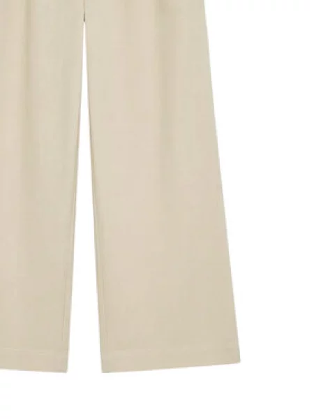 Kalhoty culottes Vero Moda béžové