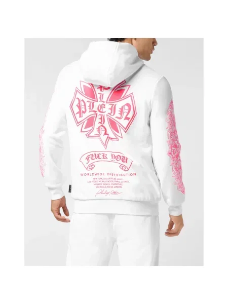 Bluza rozpinana Philipp Plein biała