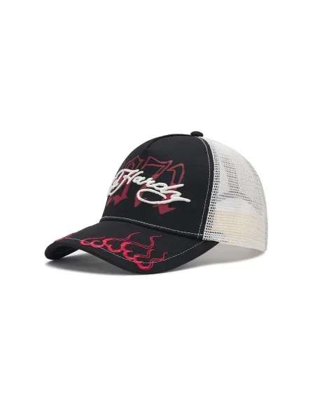 Ed Hardy Čiapka červená / čierna / ako vlna biela