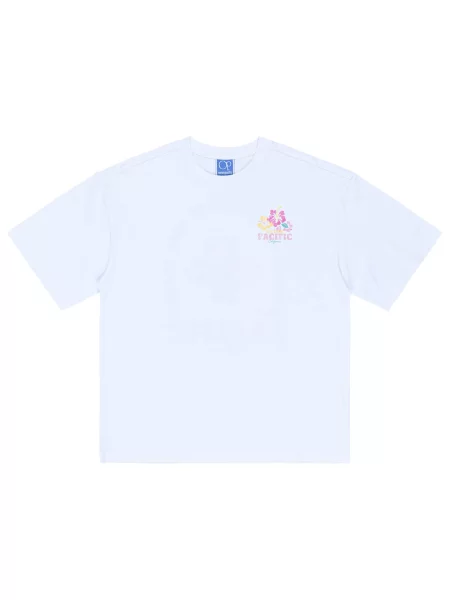 Ocean Pacific Tričko La Jolla vodová / ružová / rosé biela