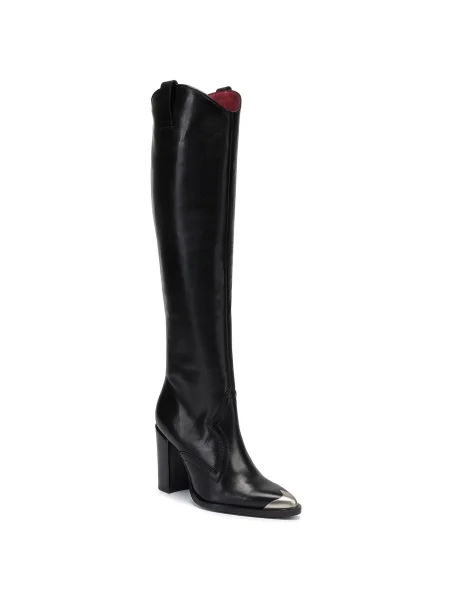 BRONX Cizme New Americana / argintiu negru