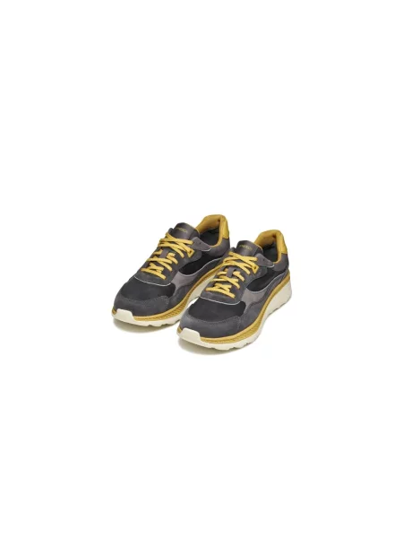 Sneakersy Geox skórzane szare