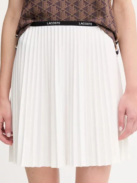 Lacoste spódnica mini rozkloszowana biały